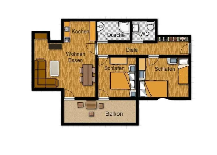 Tatil Evi With 2 Bedrooms